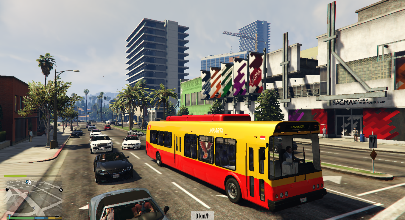 Indonesia Transjakarta Bus (Jakarta City Bus) - GTA5-Mods.com