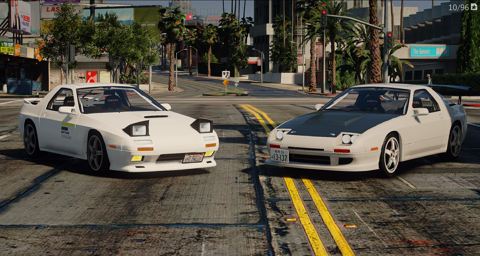 Initial D style tuning parts for 1990 Mazda SAVANNA RX-7 ∞ III (FC3S) -  GTA5-Mods.com
