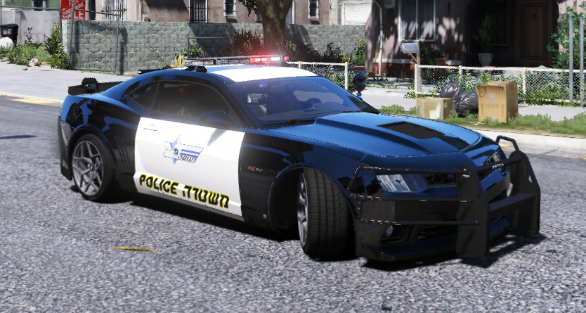 Chevrolet Camaro | Israeli Police Paintjob - GTA5-Mods.com