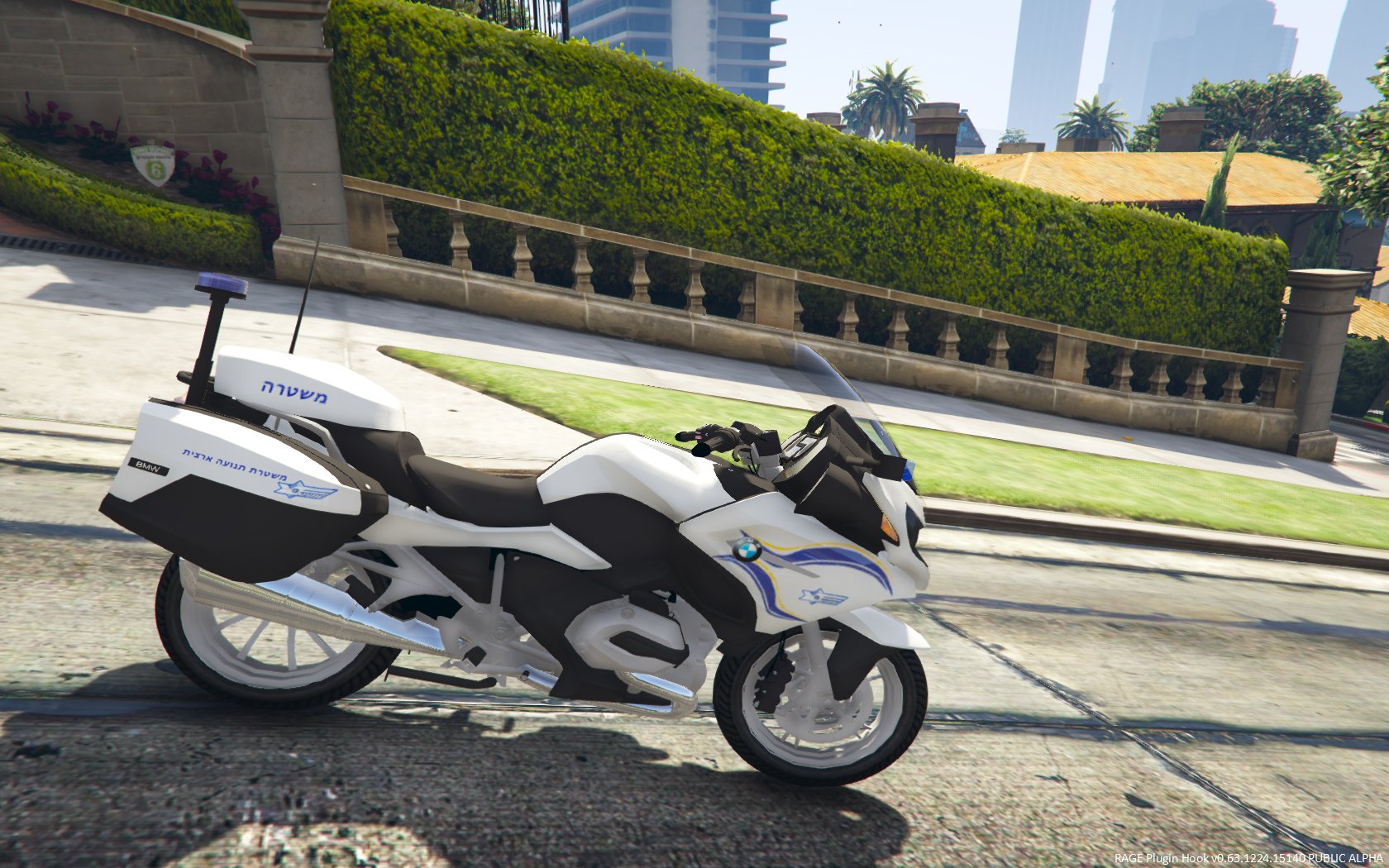 BMW R1200RT | Israeli police paintjob - GTA5-Mods.com