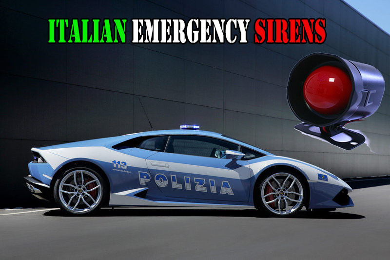 Italian Emergency Sirens - Sirena Polizia - Ambulanza - GTA5-Mods.com