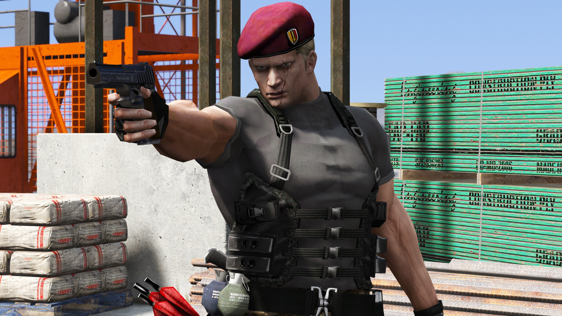 Jack Krauser - Resident Evil 4 with commando outfit + mutated version -  [Add-On Ped] [Replace] 