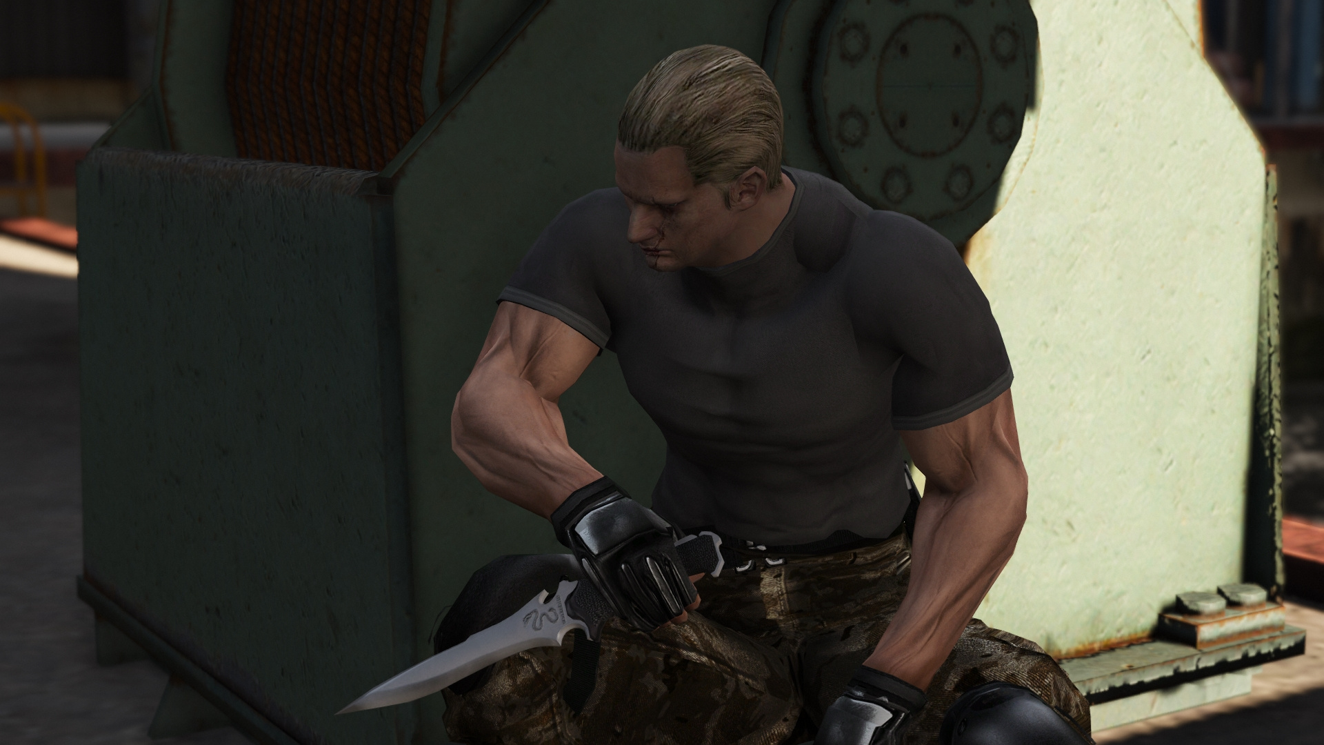 Jack Krauser - Resident Evil 4 HD version with classic outfit