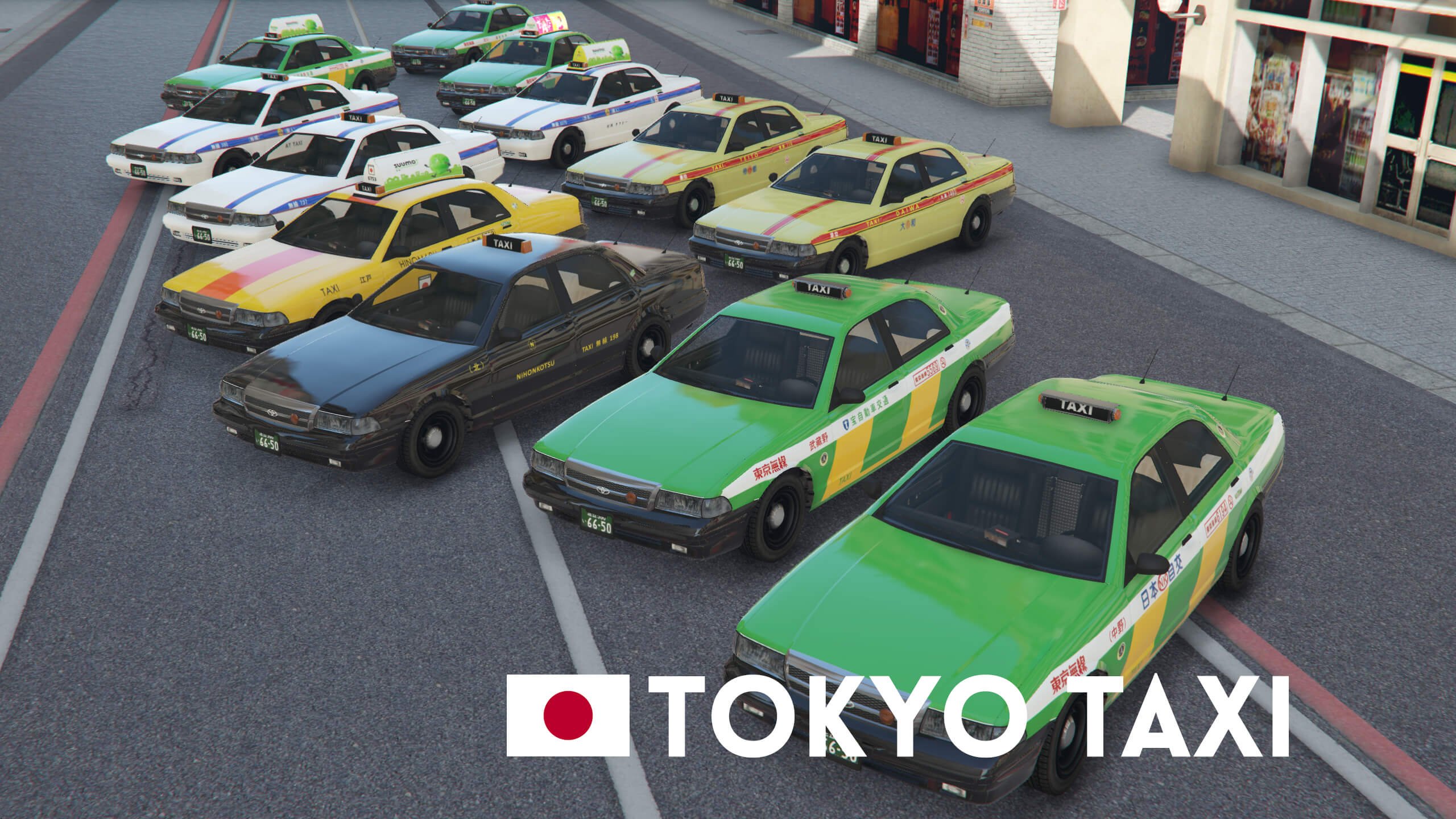 Japan Toyko Taxi Paint Job Gta5 Mods Com