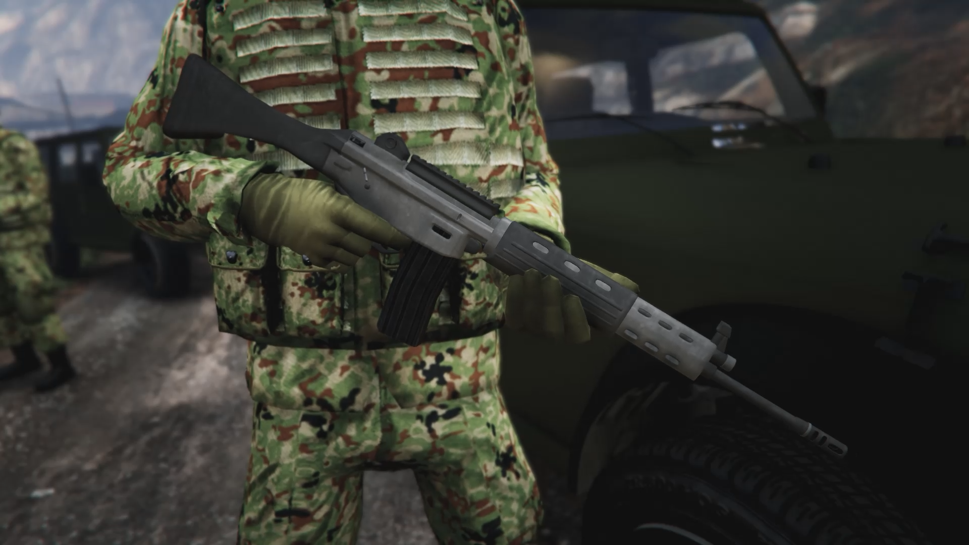 Japanese Ground Self Defense Force Mod Pack Skin Japanese Voice Type Rifle Vehicle Textures Gta5 Mods Com