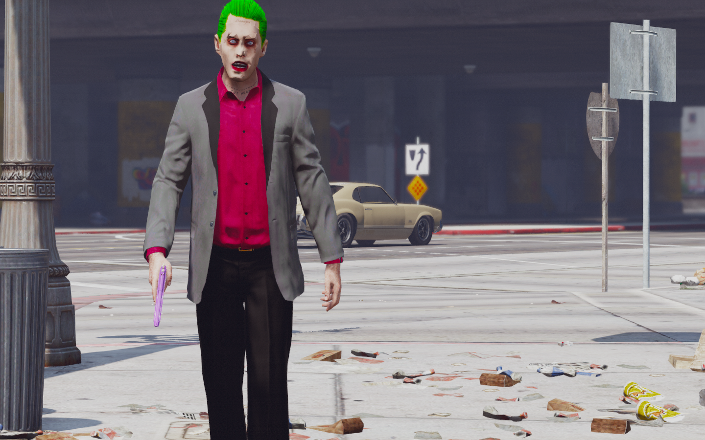 Gta Online Modded Joker Outfit Glitch Ps | Hot Sex Picture