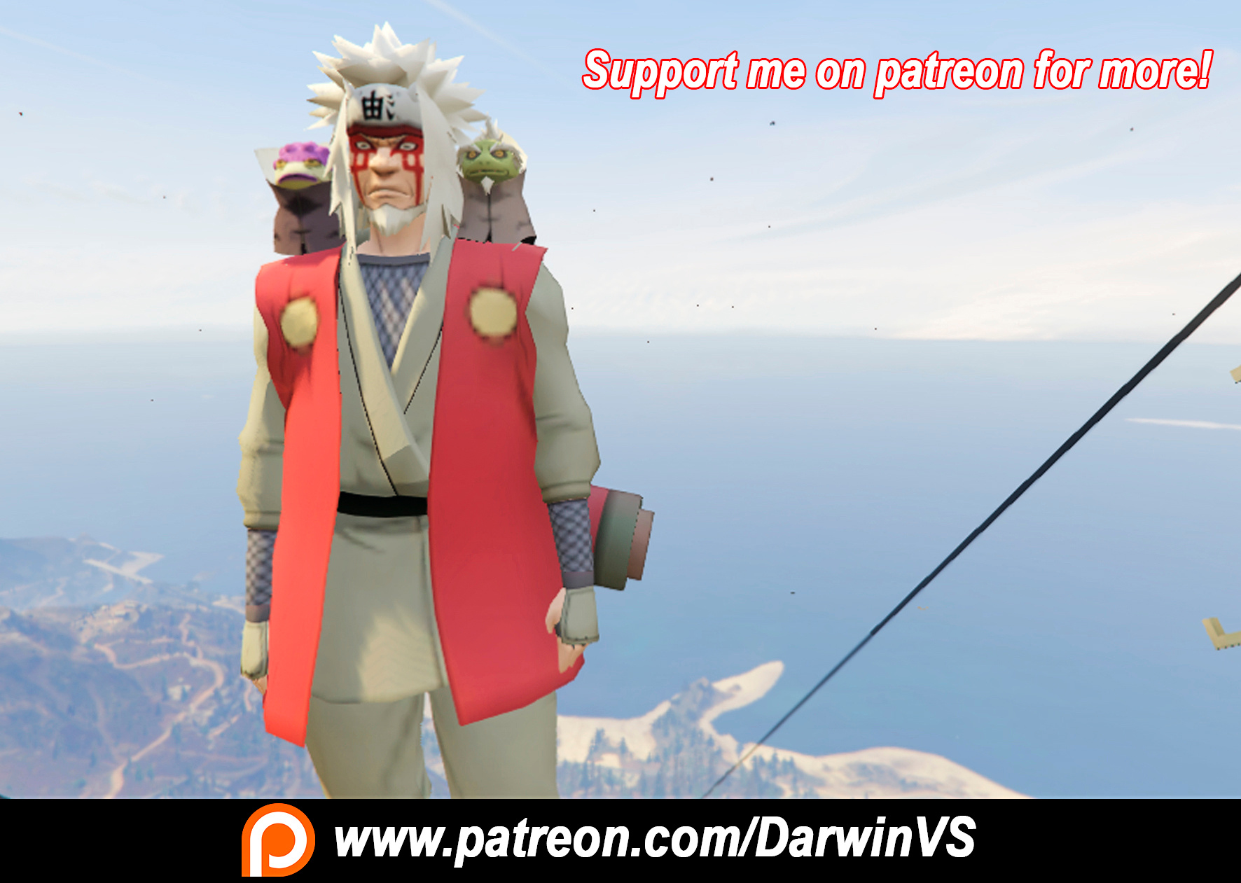 Jiraiya Sennin [Add-On Ped] - GTA5-Mods.com