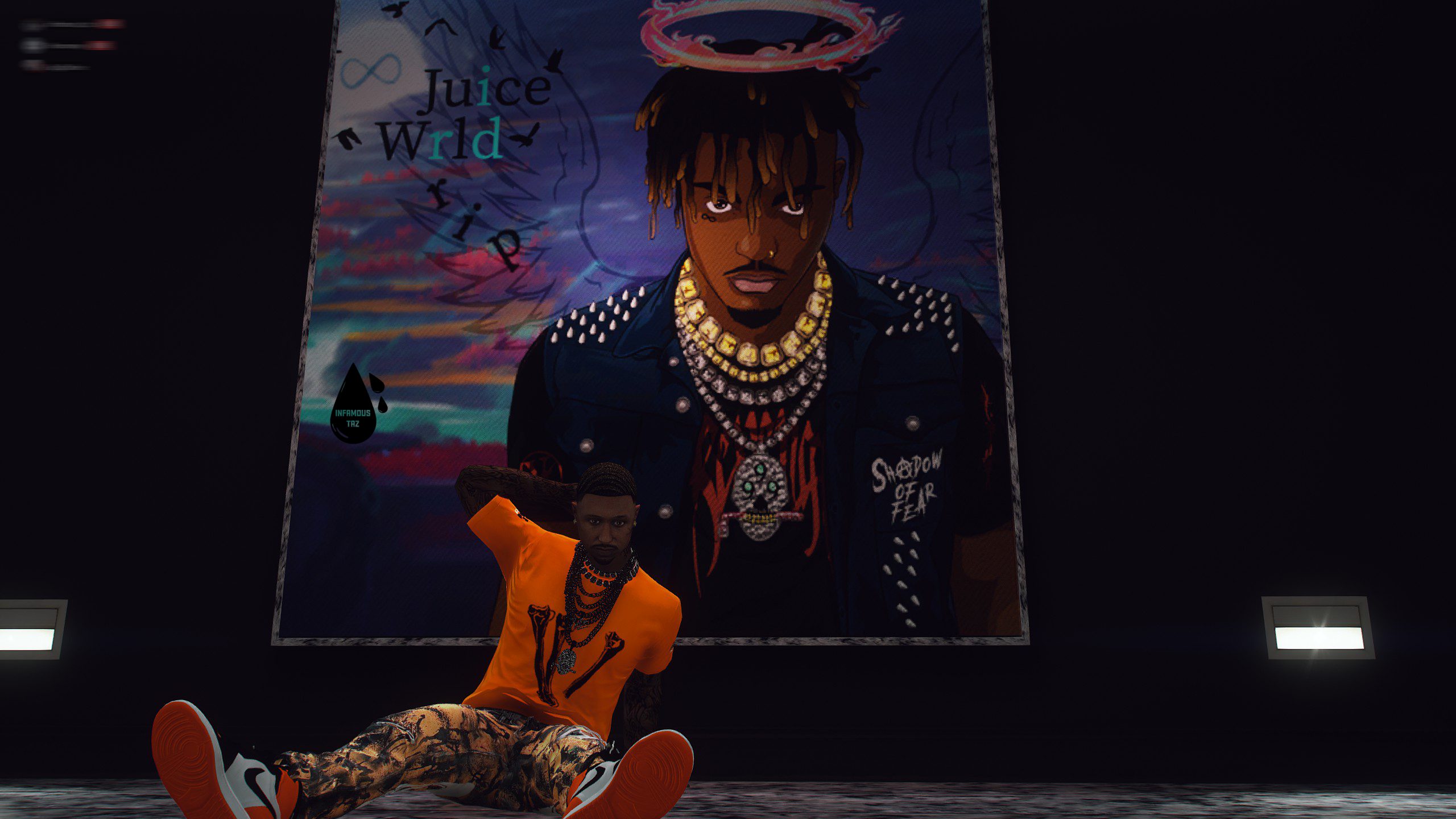 juice wrld skull and bones x vlone ***999 RIP JUICE WRLD*** - GTA5