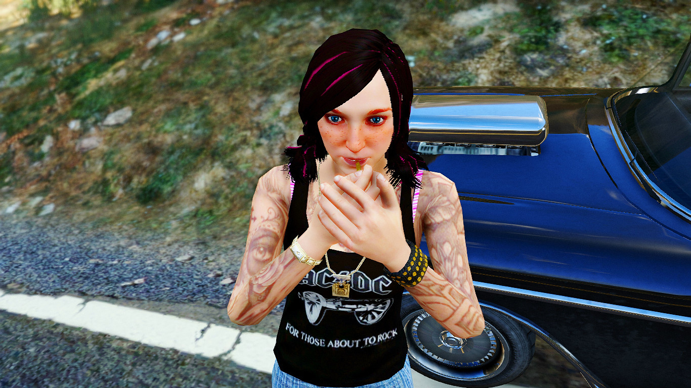 Girl mod. GTA девушки 19. Red hair girl GTA sa. Karinna Foxx.