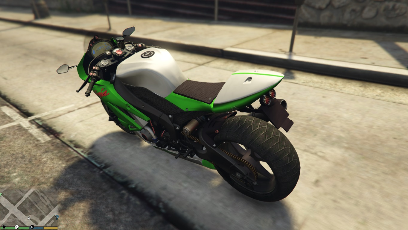 Kawasaki Ninja ZX 6R GTA5 Modscom