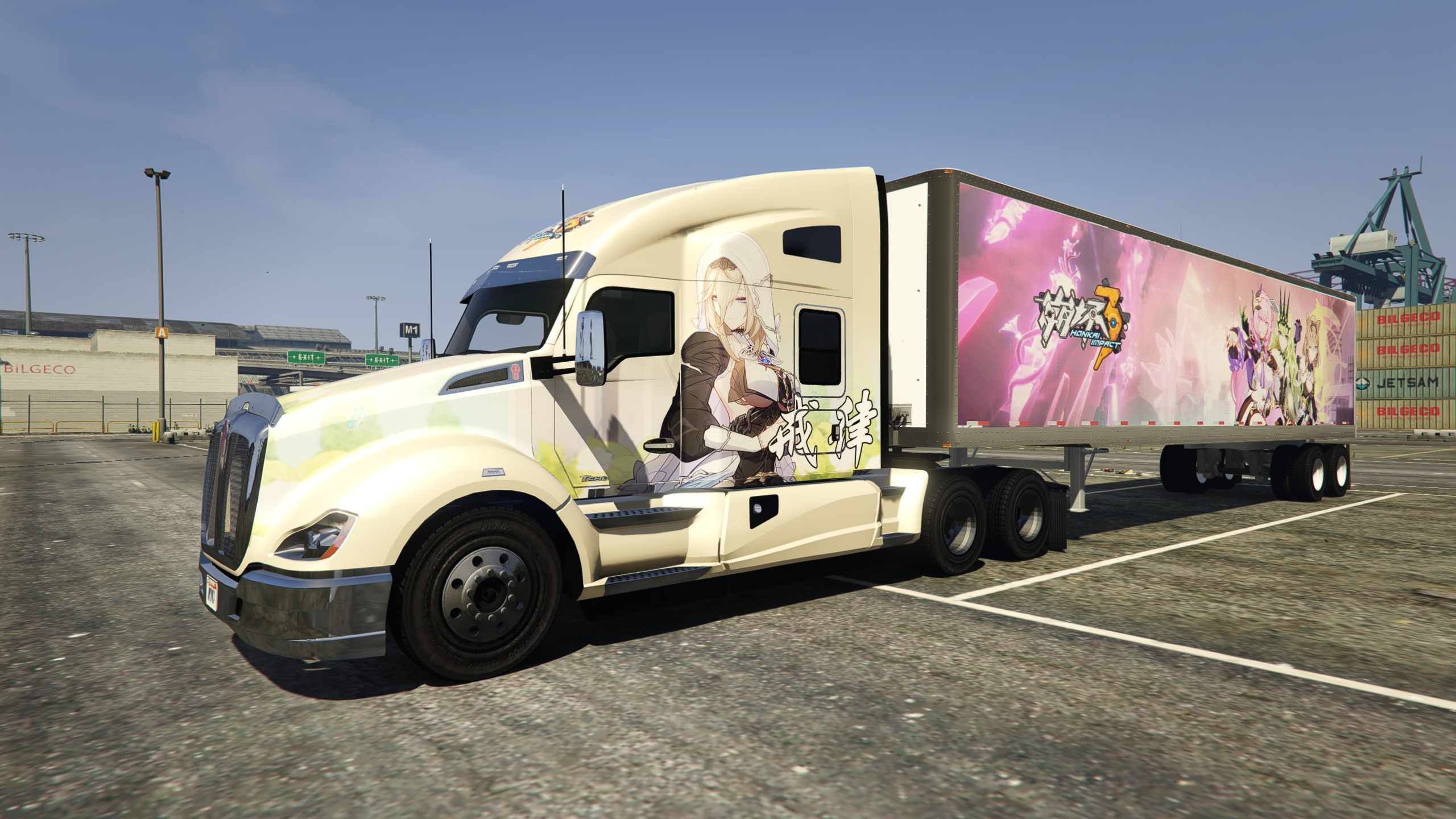 Kenworth T680 2016 Honkai Impact 3 Aponia Lively [ 2K+4K Lively/Replace ] 2