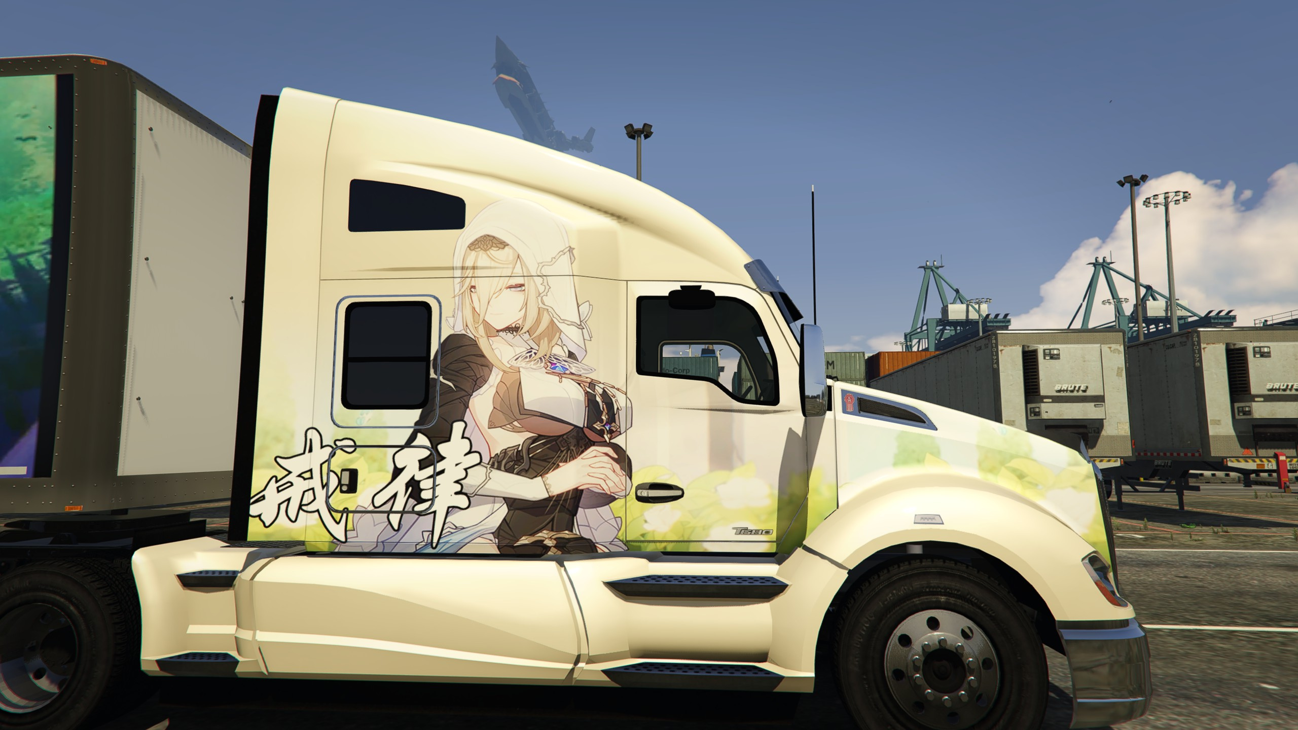 Kenworth T680 2016 Honkai Impact 3 Aponia Lively [ 2K+4K Lively/Replace ] 9