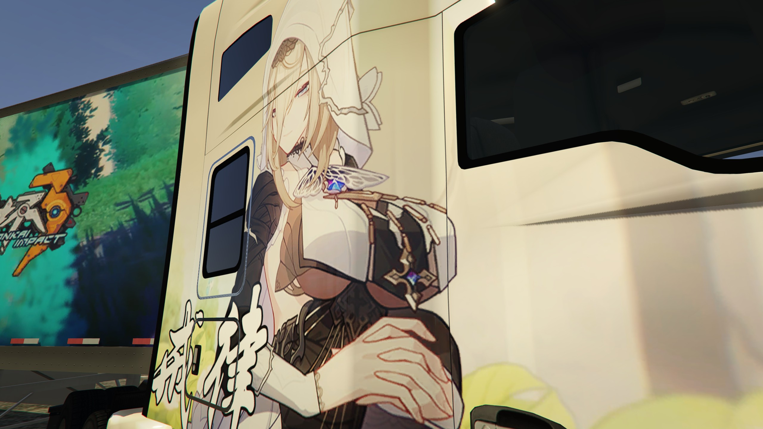 Kenworth T680 2016 Honkai Impact 3 Aponia Lively [ 2K+4K Lively/Replace ] 10