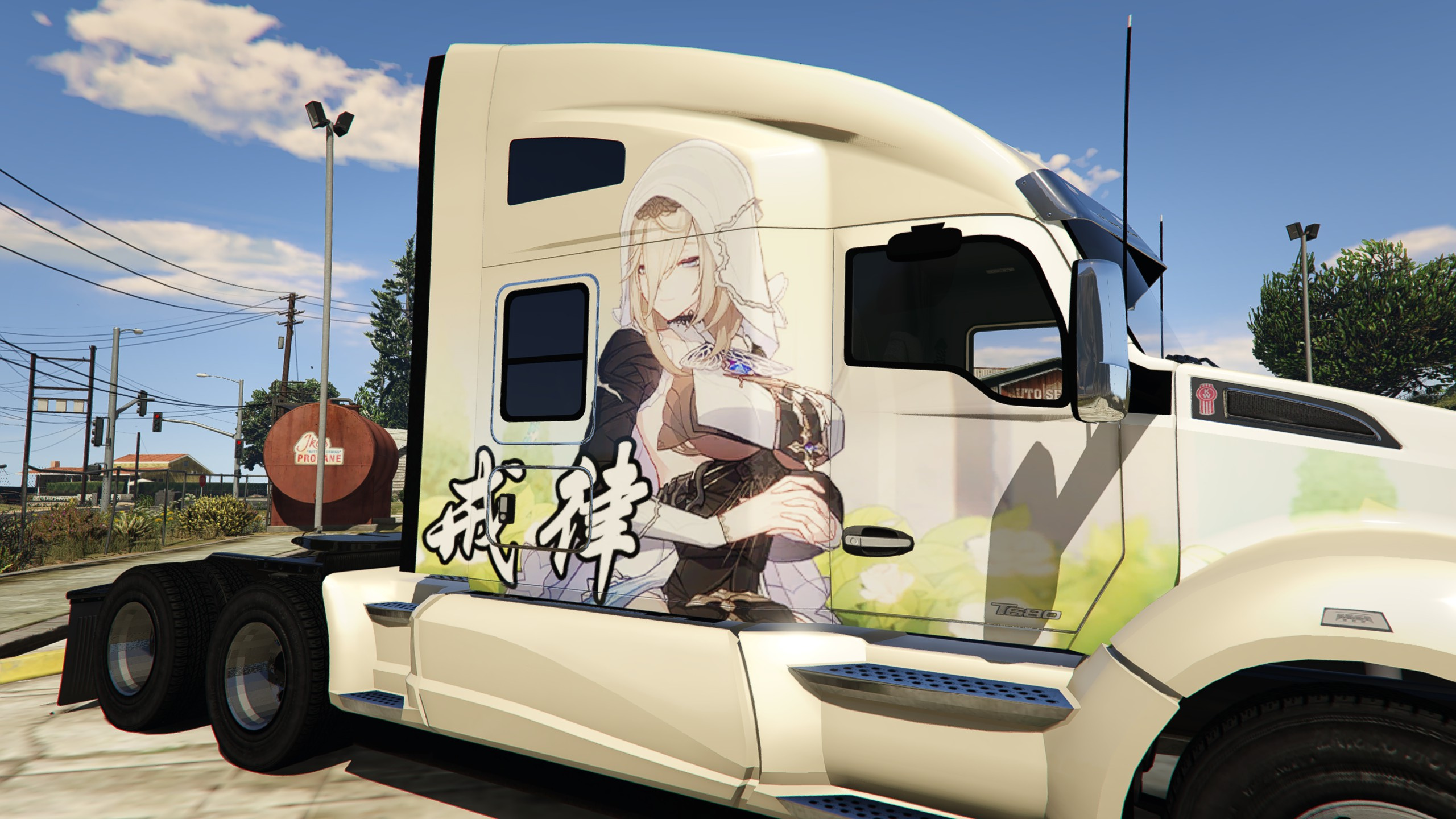 Kenworth T680 2016 Honkai Impact 3 Aponia Lively [ 2K+4K Lively/Replace ] 5