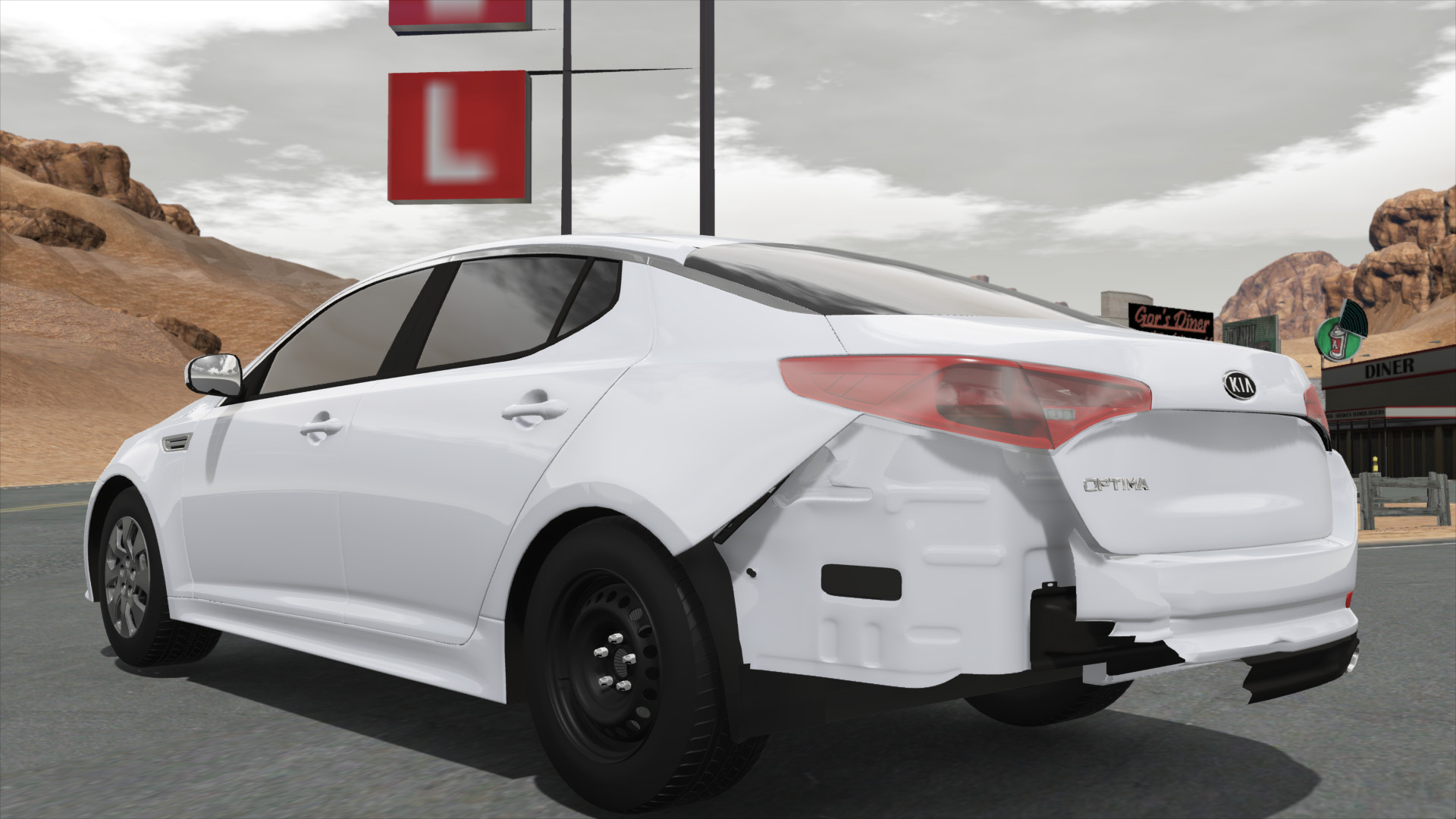 Kia Optima 2011 damaged - GTA5-Mods.com