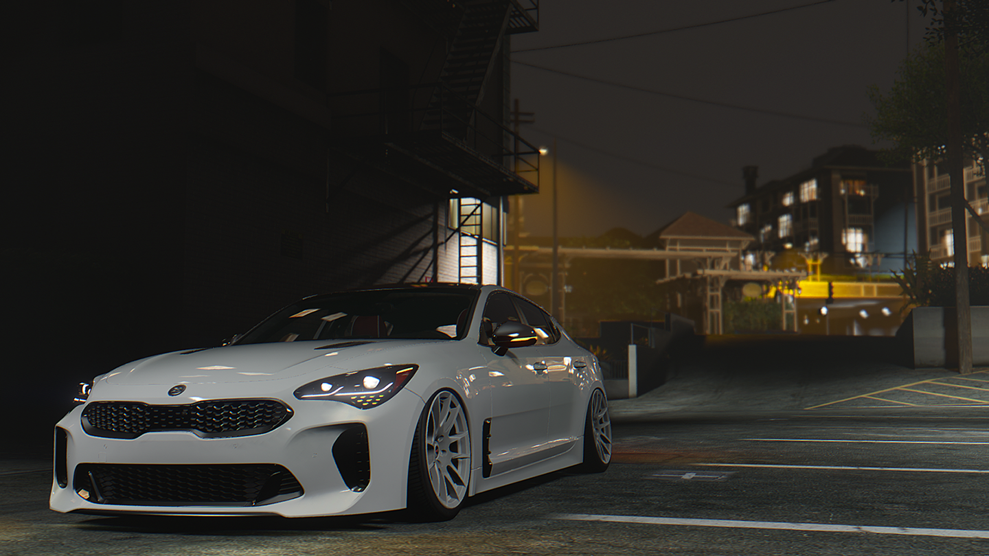 Kia Stinger stance