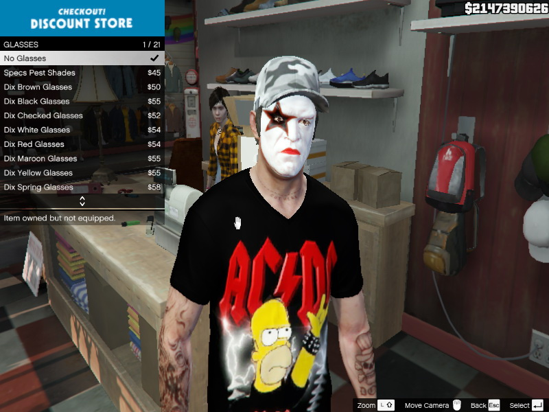 Kiss face paint for Trevor - GTA5-Mods.com