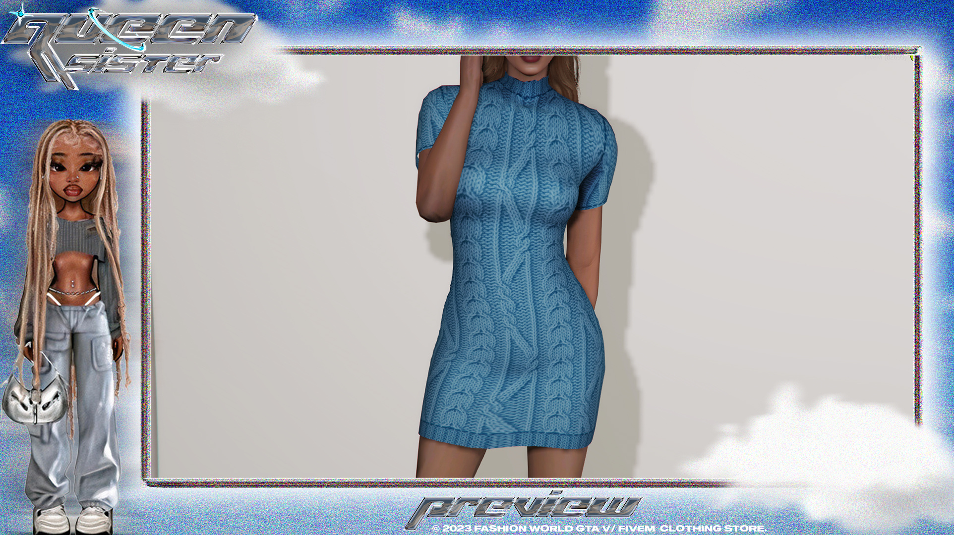 Knit Dress for MP Female Vanilla Body - GTA5-Mods.com