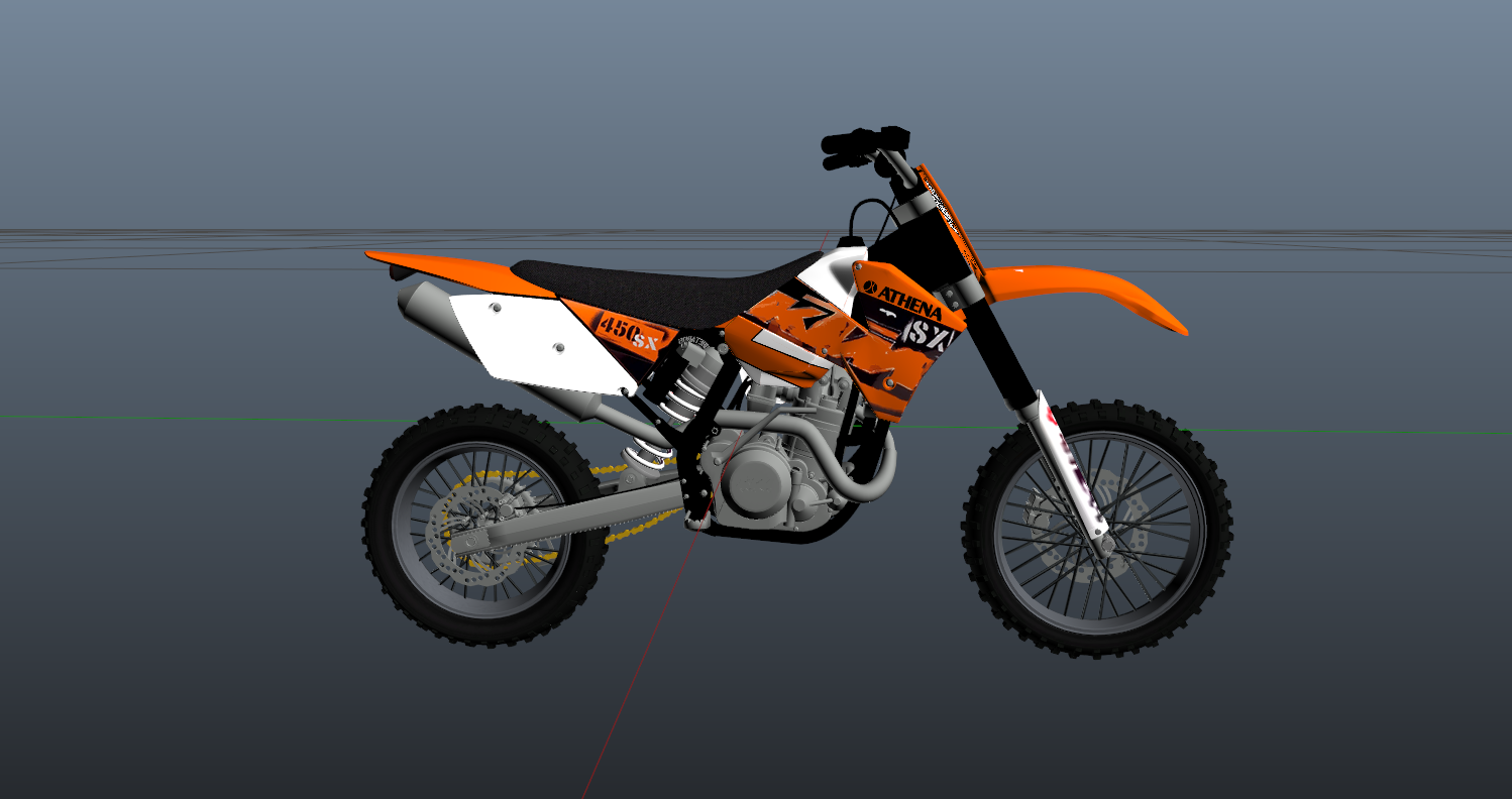 KTM 450 Rally - Replacement Livery for BF-400 