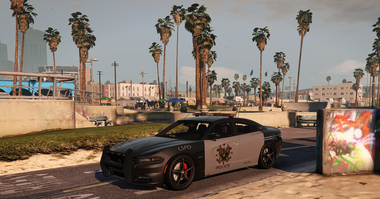 LSPD Modern/Improved Dodge Charger Model with TEX - GTA5-Mods.com