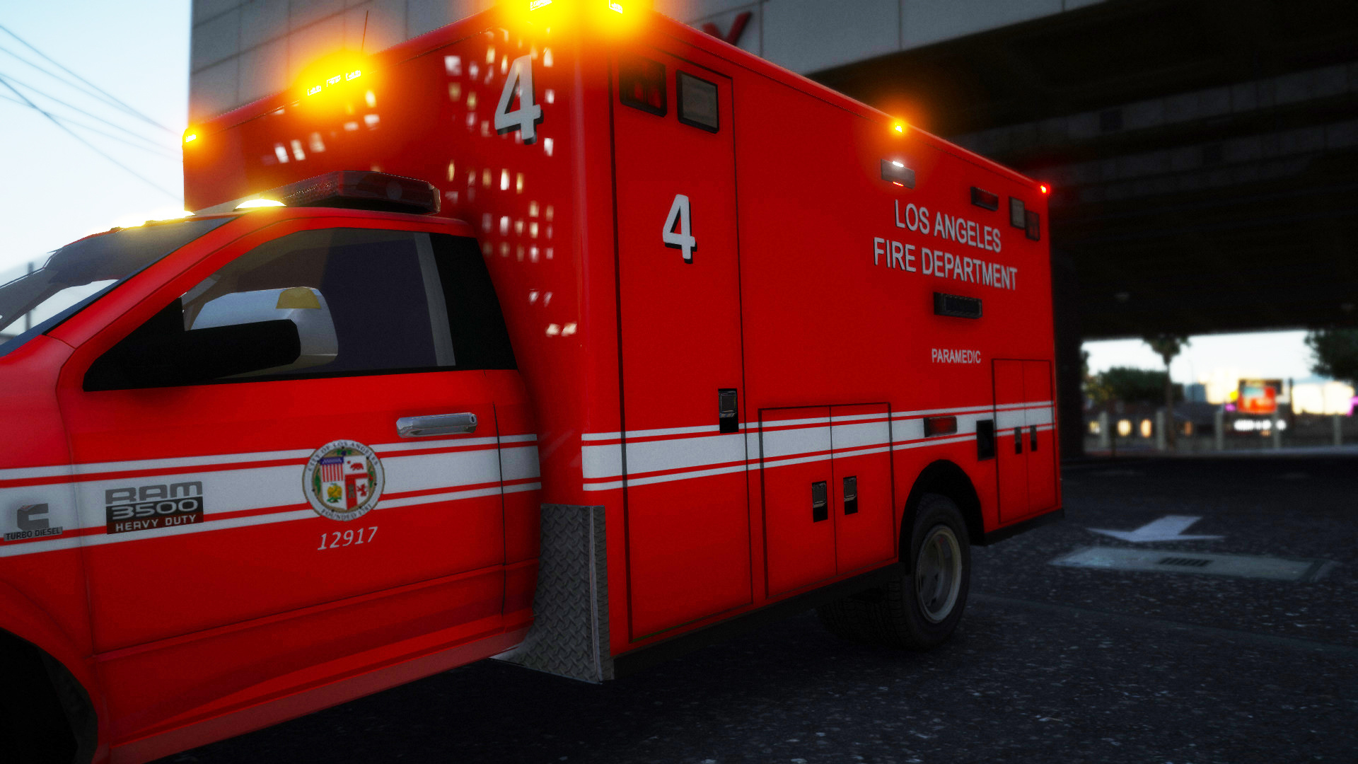 LAFD/LA EMT Current ambulance - GTA5-Mods.com