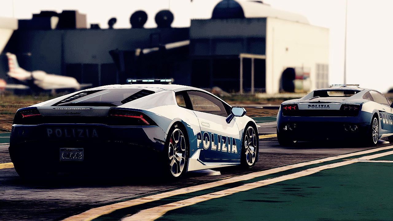 Lamborghini Huracan Italian Police and LAPD [Template] 