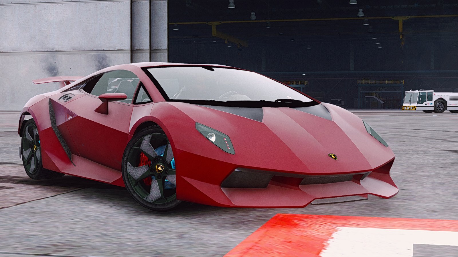 Lamborghini Sesto Elemento Red
