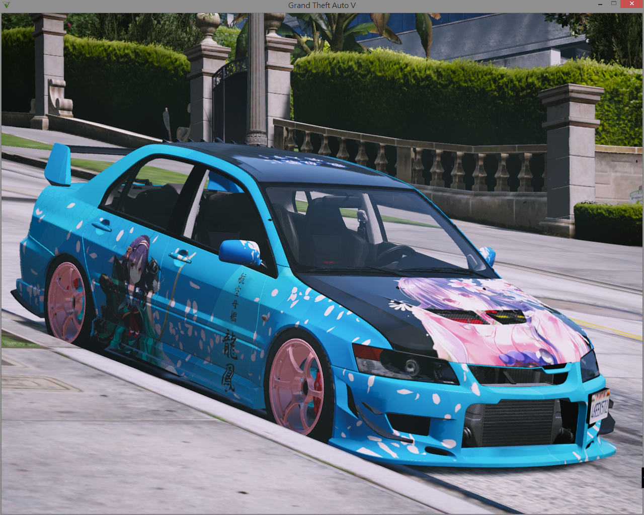 Lancer Evolution IX Kancolle Itasha(大鯨/龍鳳) - GTA5-Mods.com