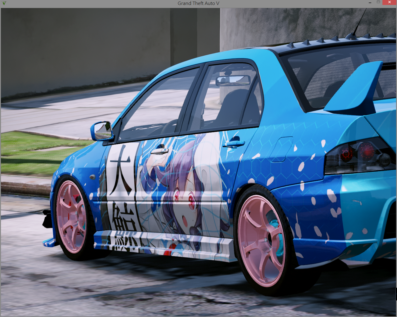 Lancer Evolution IX Kancolle Itasha(大鯨/龍鳳) - GTA5-Mods.com