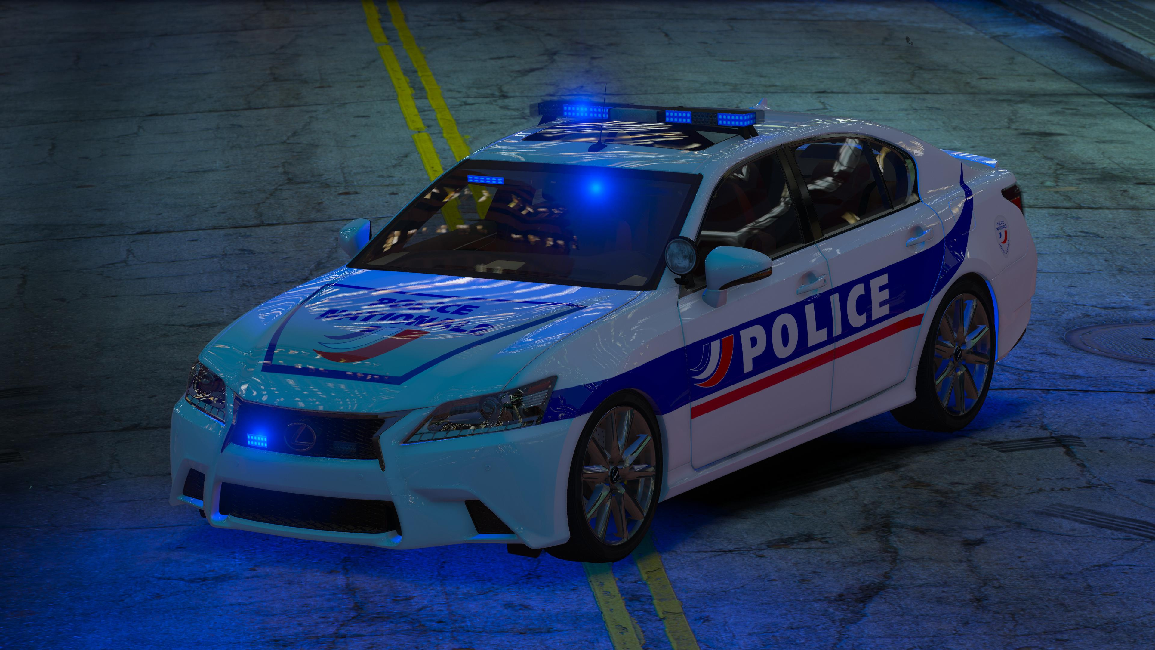 Lexus Gs 350 Police Nationale Gta5 Mods Com