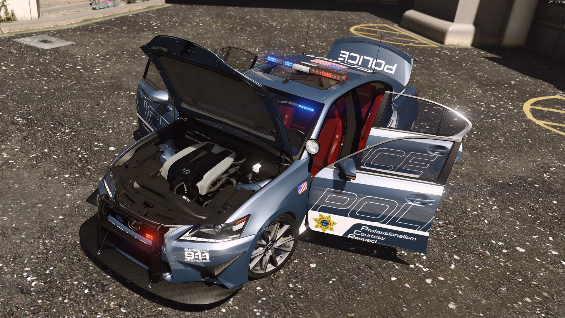 Police lights gta 5 фото 99