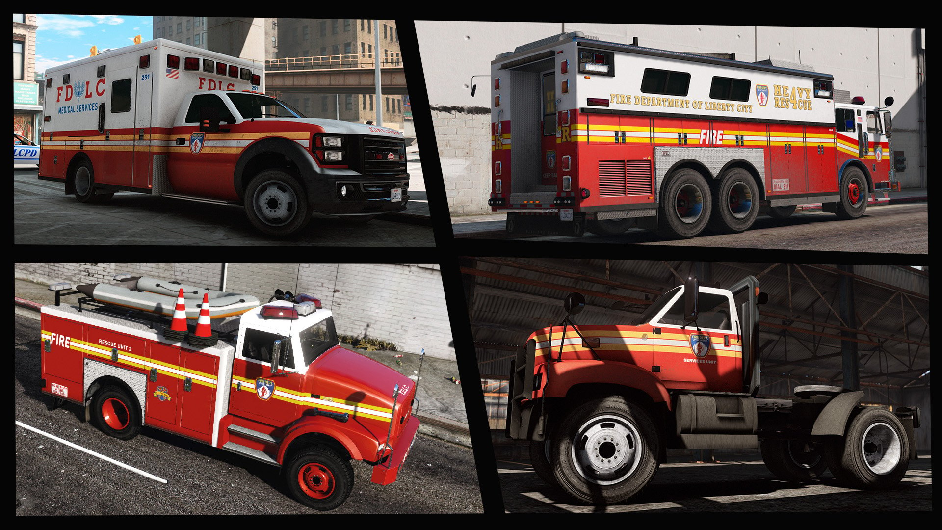 Liberty City Vehicle & Ped Pack (FDLC, LCPD and more) [AddOn
