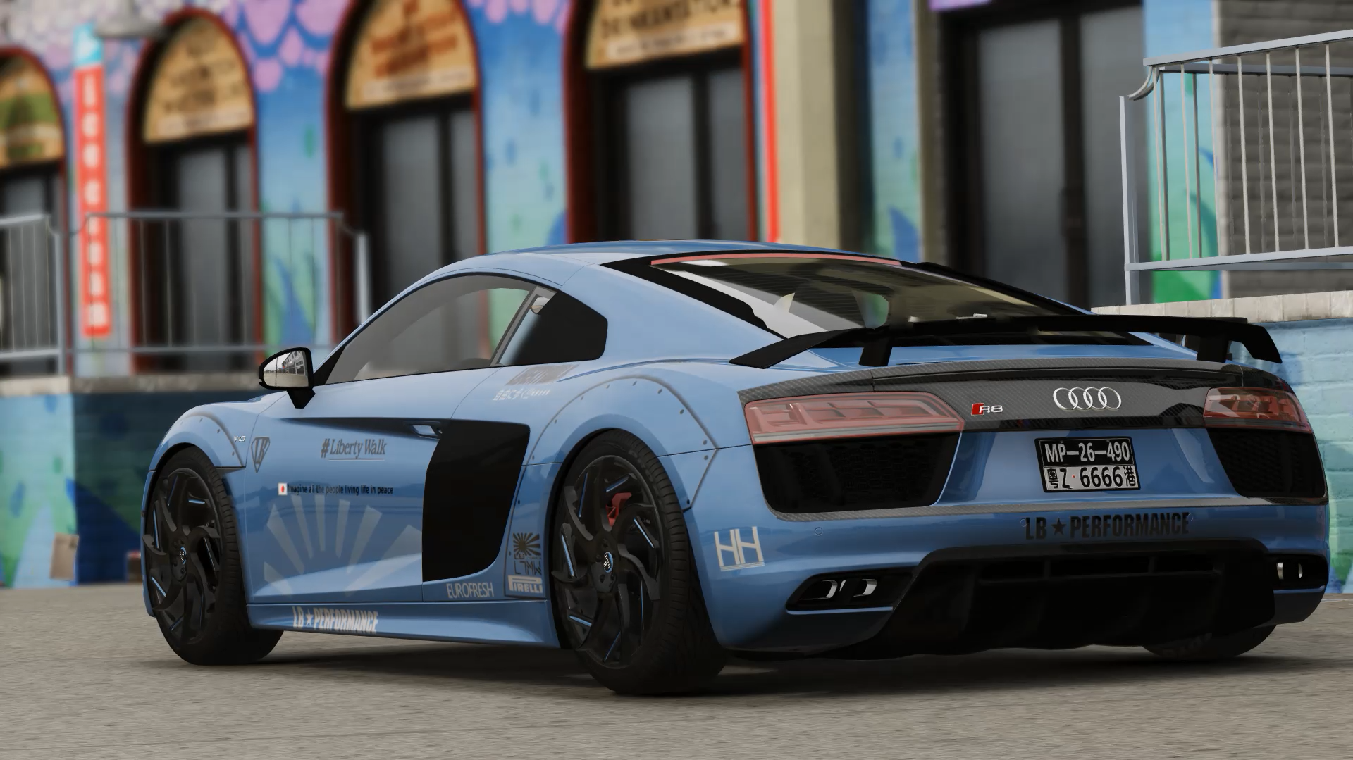 Tuning audi r8 gta 5 фото 99