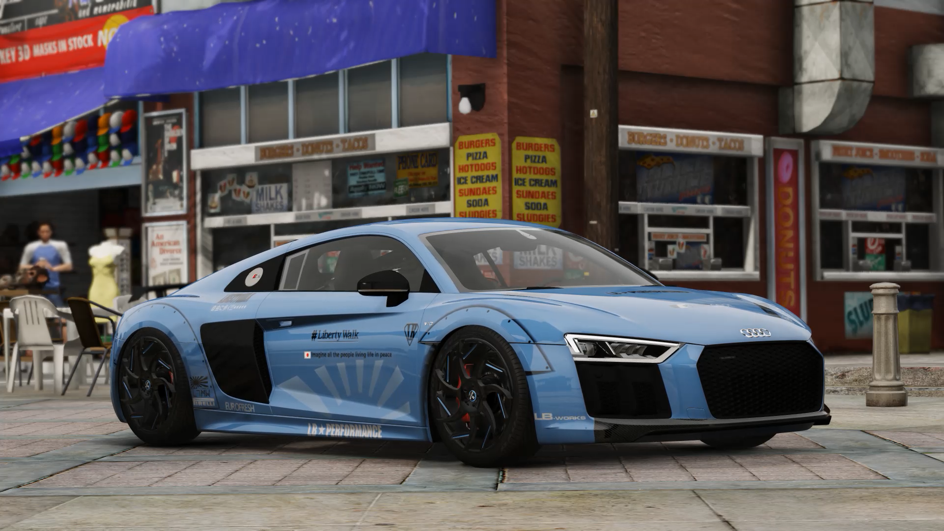 Audi r8 в обвесе