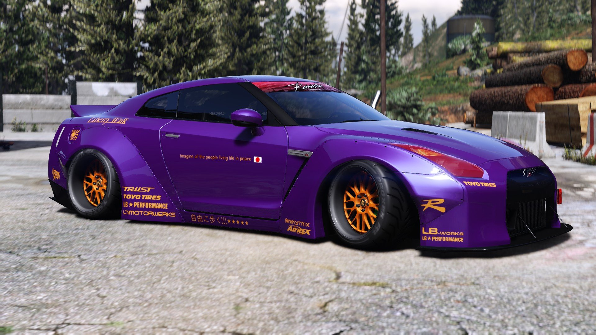 Liberty Walk Nissan GT-R [Add-On | Tuning | Liveries] - GTA5-Mods.com