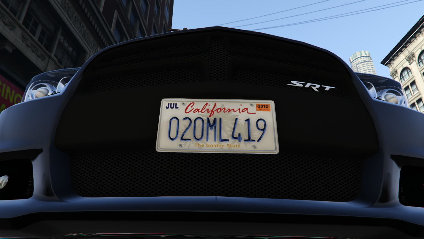 License Plates from the west USA - GTA5-Mods.com