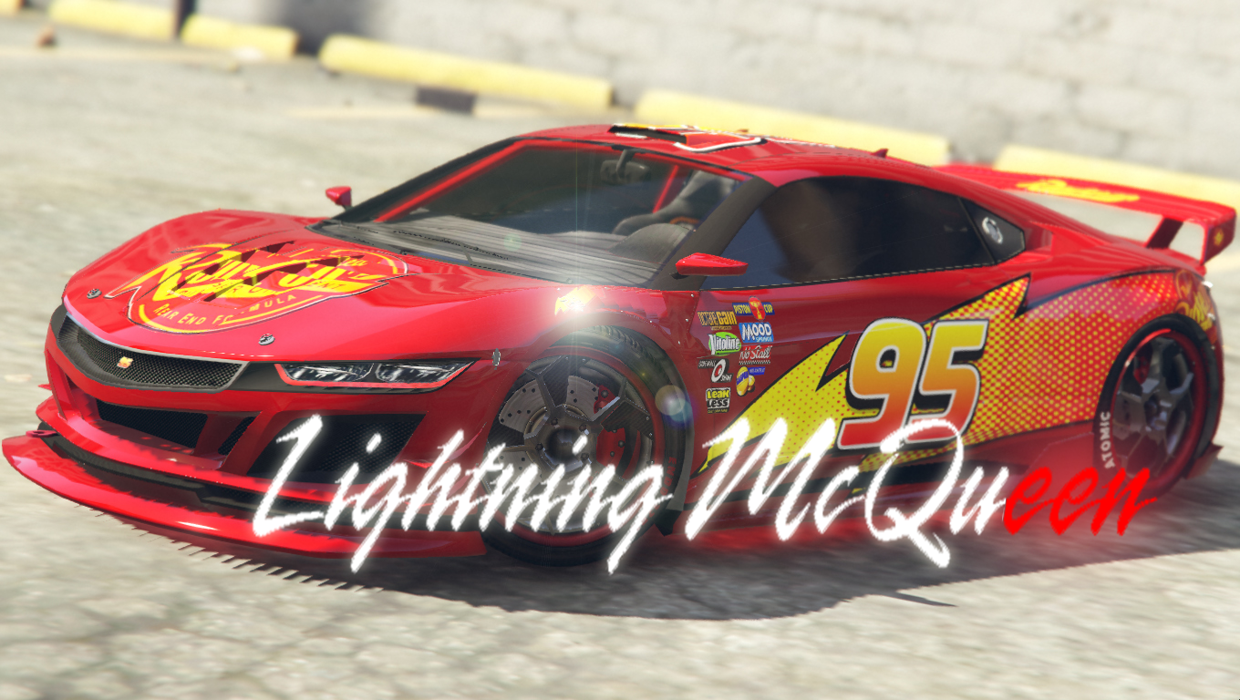 Lightning McQueen Skin For Dinka Jester GTA5 Modscom