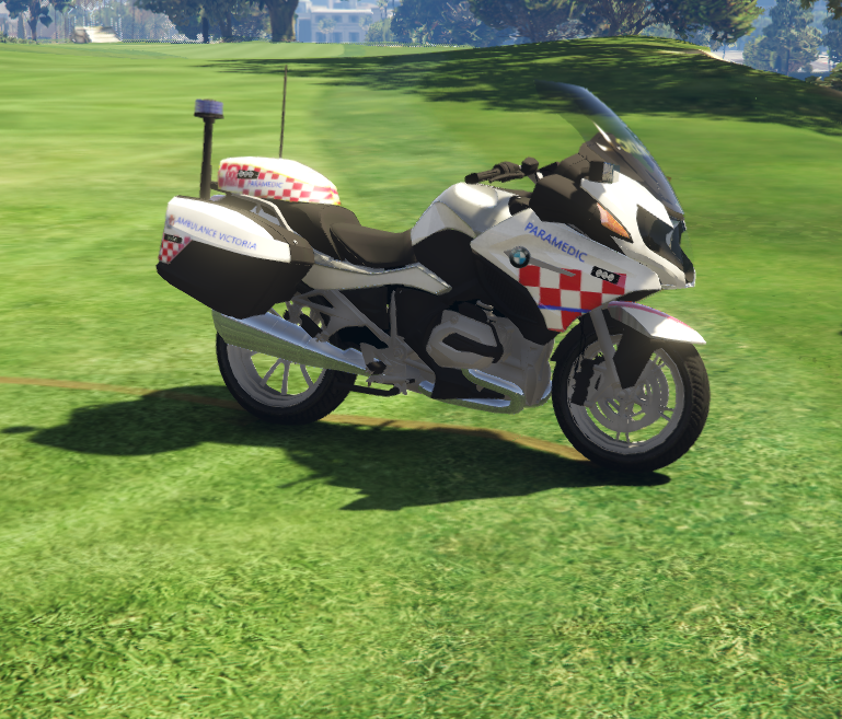 Ambulance Victoria Paintjob for kinksta's Sheriff BMW R 1200RT - GTA5 ...