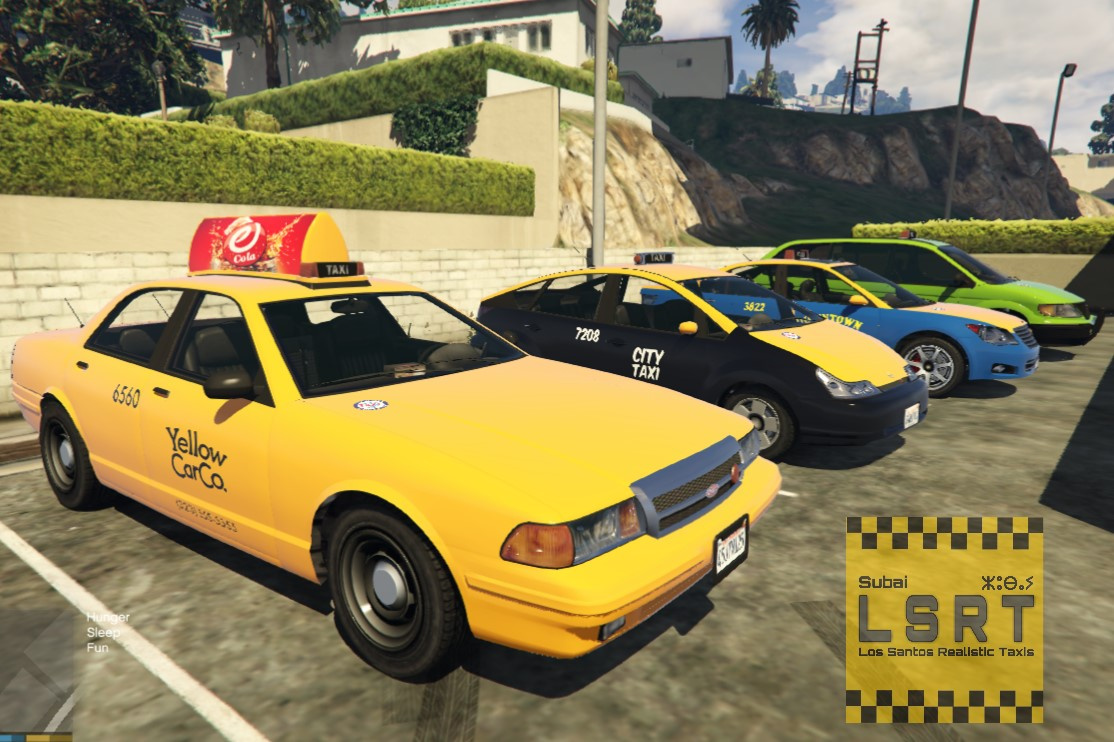 Los Santos Realistic Taxis (LSRT), spawning taxis on the city [OpenIV ...