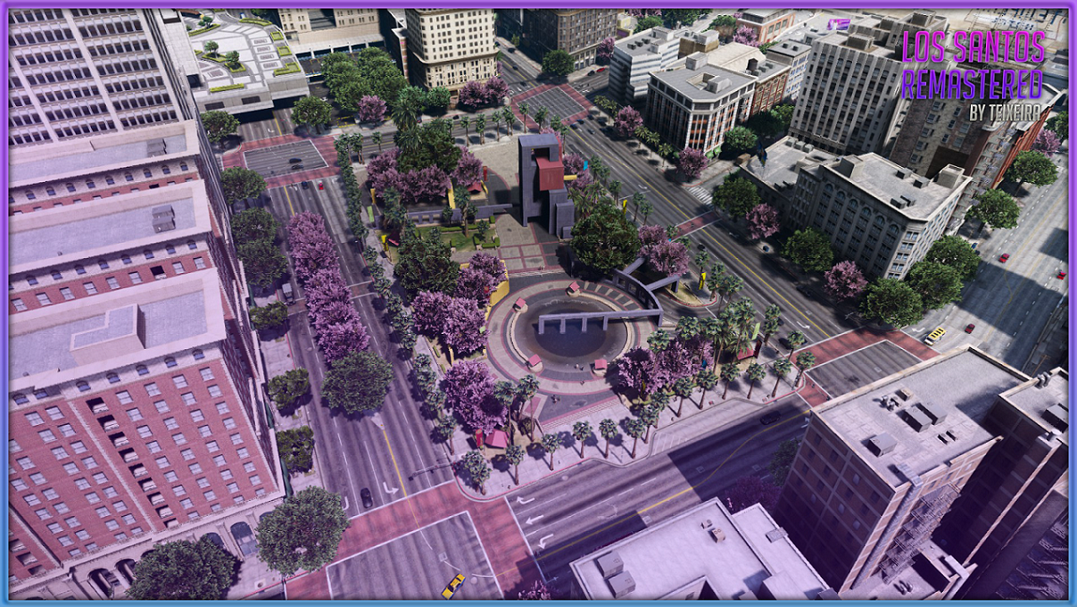 Downtown Los Santos and Legion Square - GTA 5. by VicenzoVegas21
