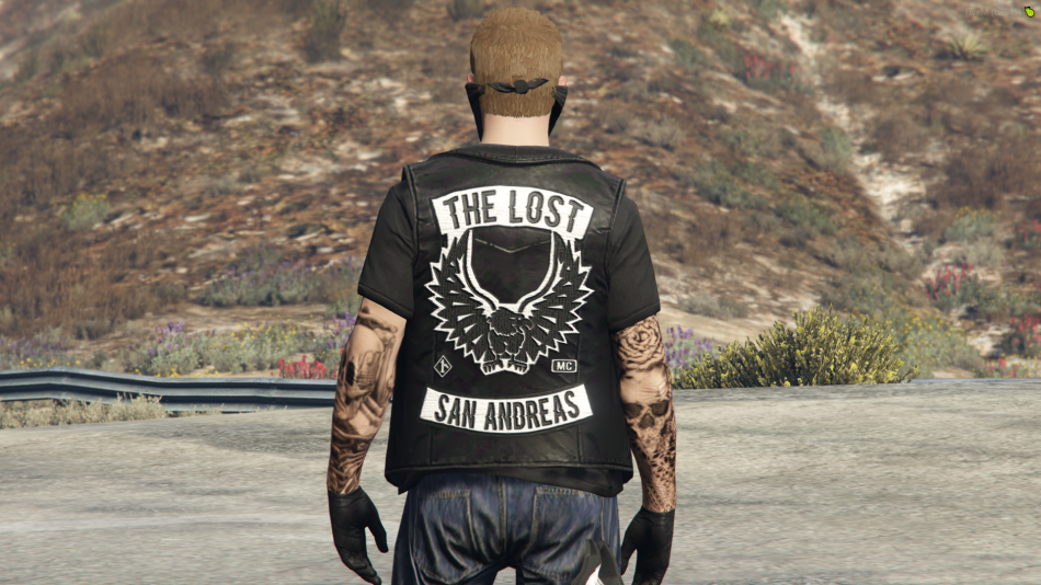 Lost MC Biker Vest (Los Santos chapter.) - GTA5-Mods.com