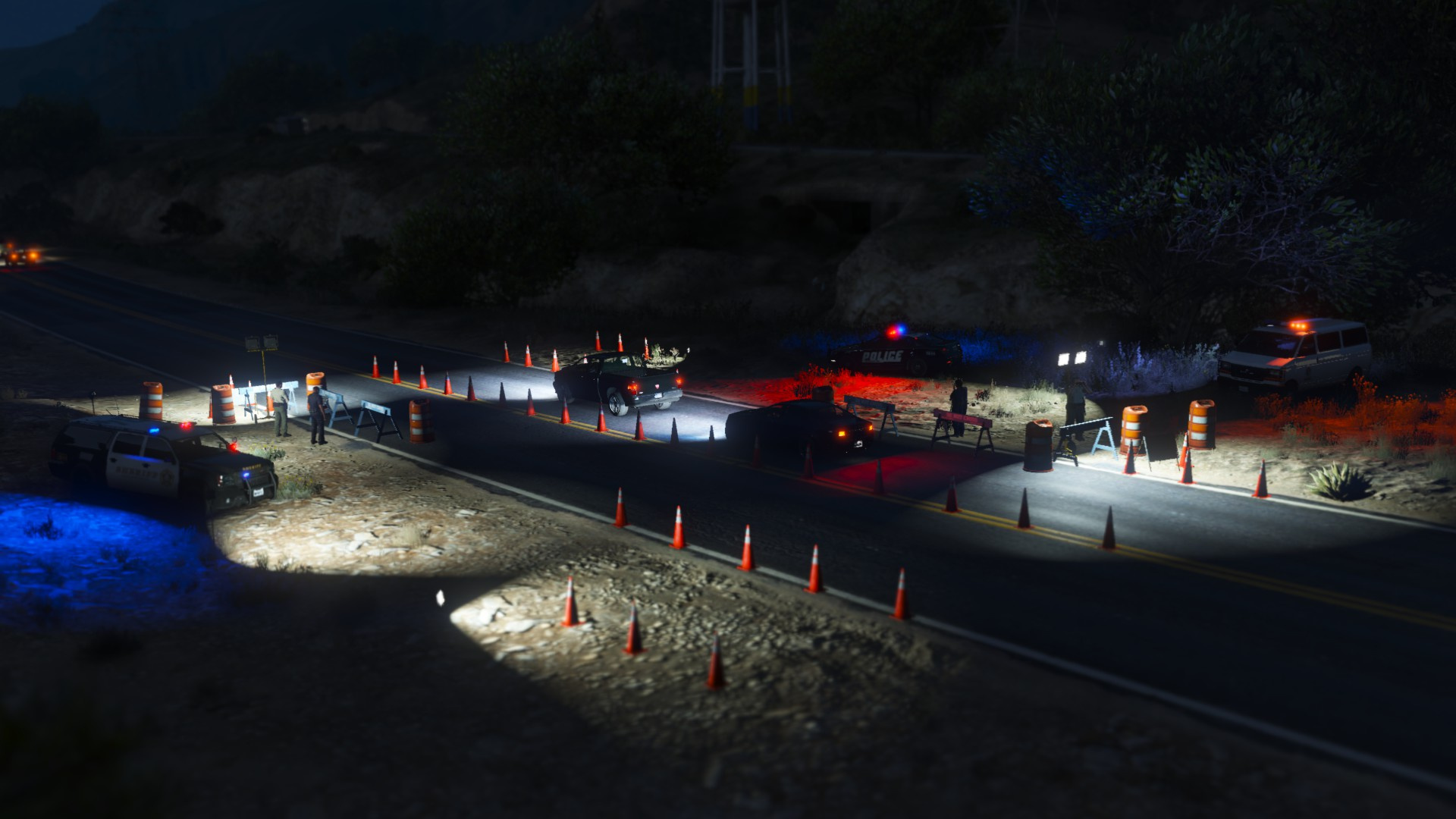 LSPD Highway Checkpoint (with Animation) for LSPDFR - GTA5 ...