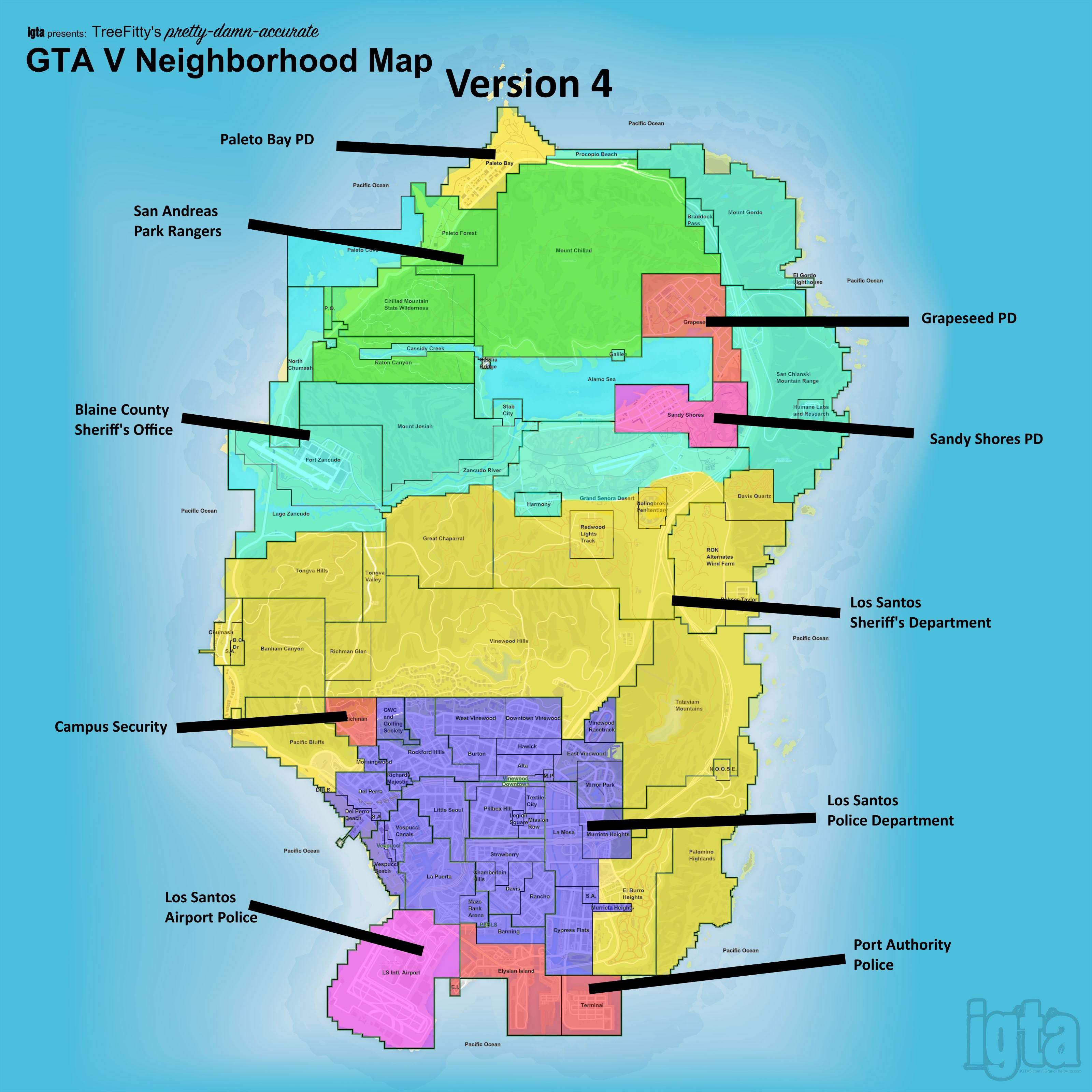 Gta 5 map neighborhoods фото 73