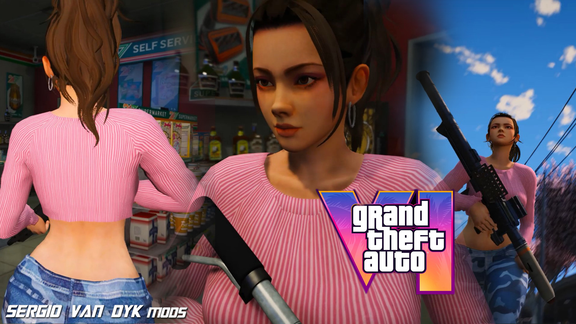 This mod brings Grand Theft Auto 6's Lucia to GTA: San Andreas