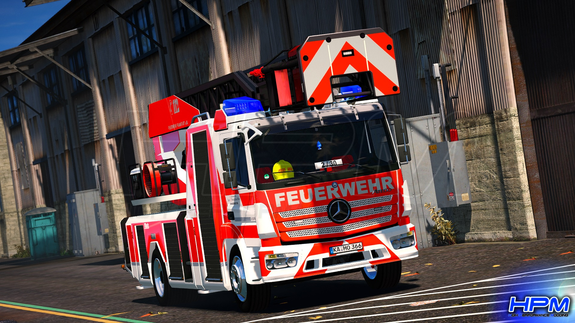 M.B. Atego 2013 Drehleiter BF Frankfurt am Main [AddOn | ELS | Animated ...