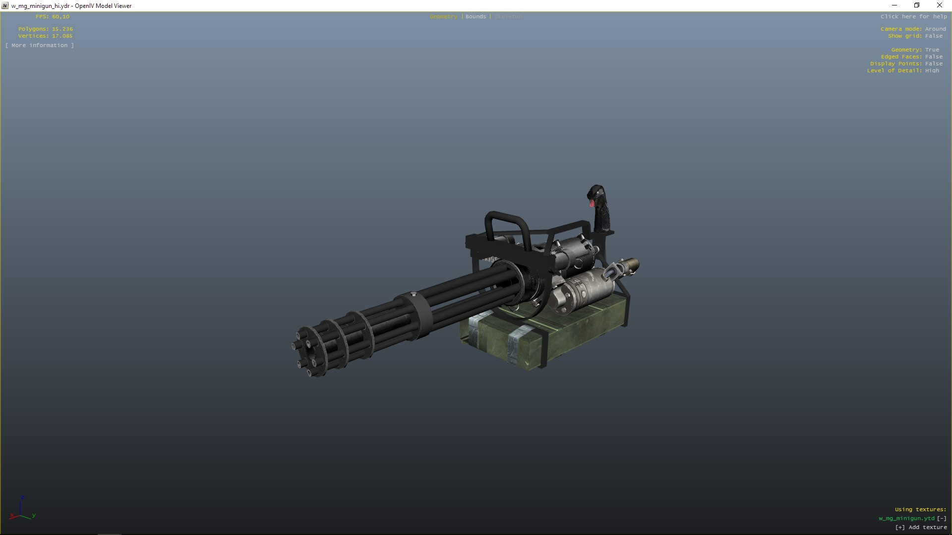 M134 Minigun Black Gta5 Mods Com