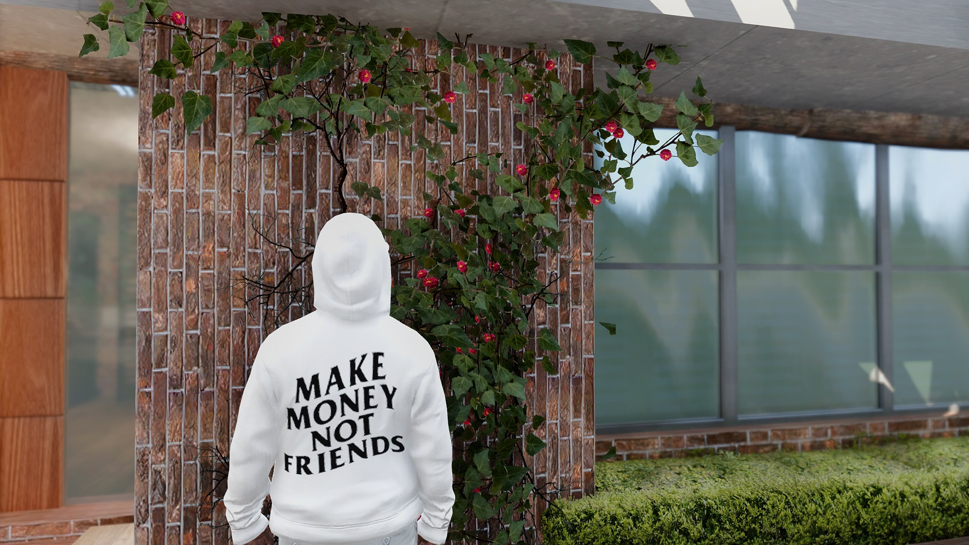 Make Money Not Friends Hoodie for MP Male.