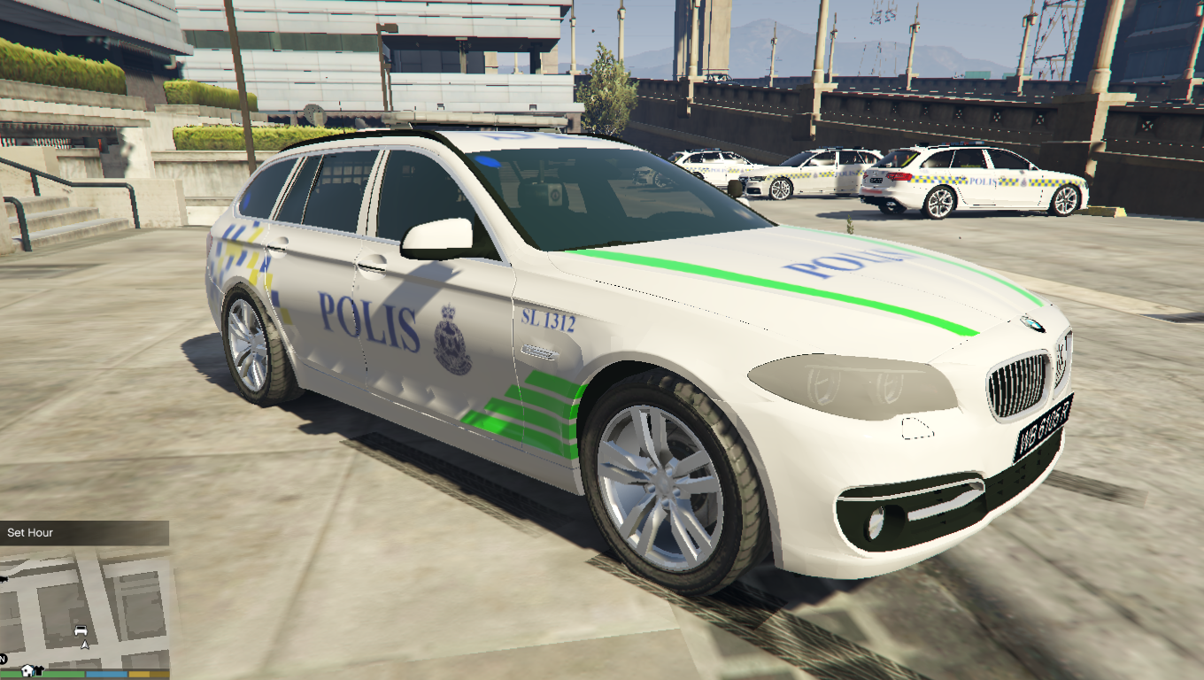 Malaysia Police PDRM BMW 525D F11 - GTA5-Mods.com