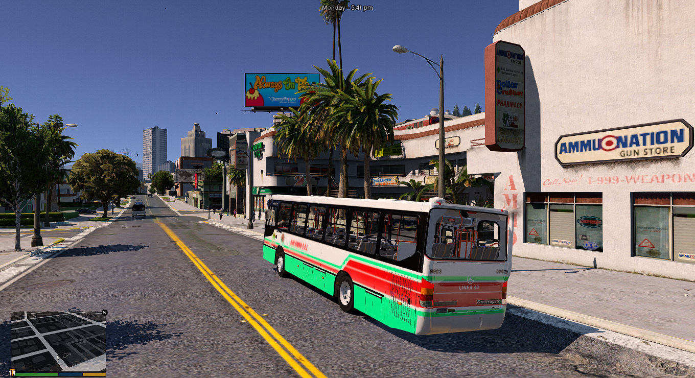 Marcopolo Viale - Linea 48 Paraguay Bus Skin - GTA5-Mods.com