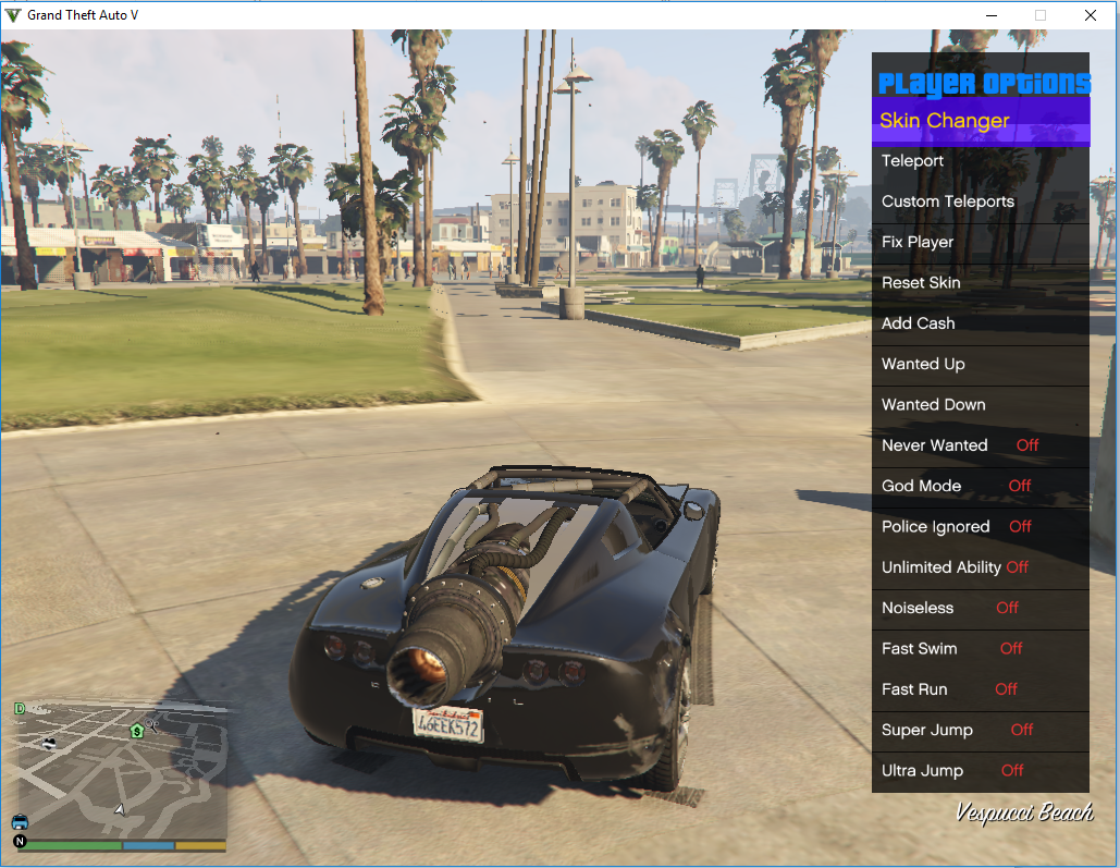 gta v jordans mod menu updated